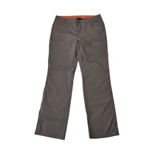Women's Gray Hiking Roll Up Straight Leg Pants